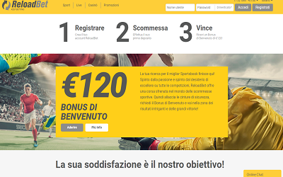 Anteprima di ReloadBet